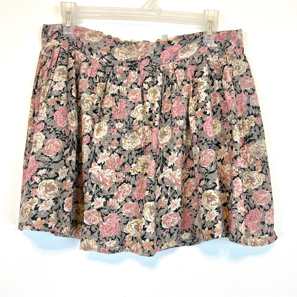New Look Floral Mini Skirt